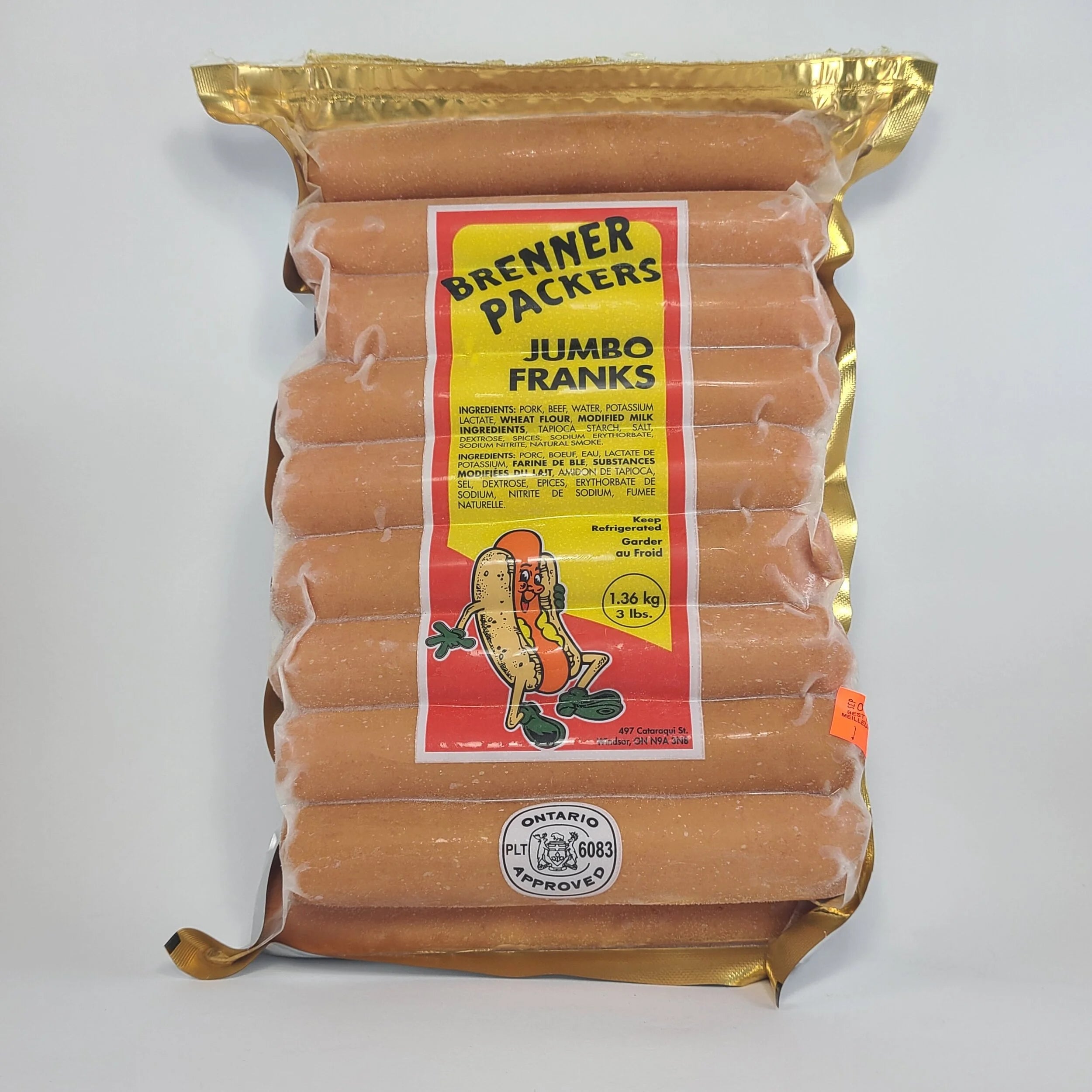 Brenner Hot Dogs (Jumbo & Regular)