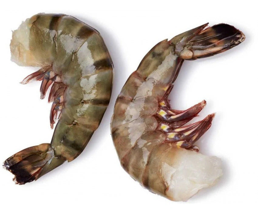 21-25 EZ Peel Black Tiger Shrimp 5lb bag