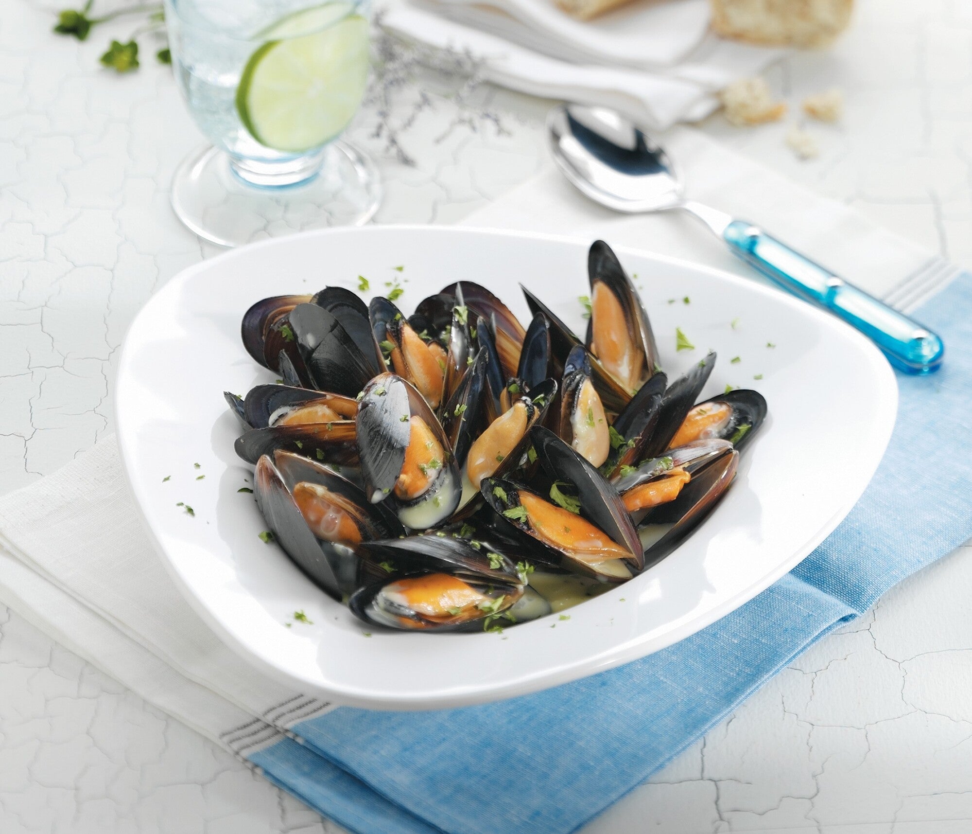 Shell-on Cooked Cultured Mussels
