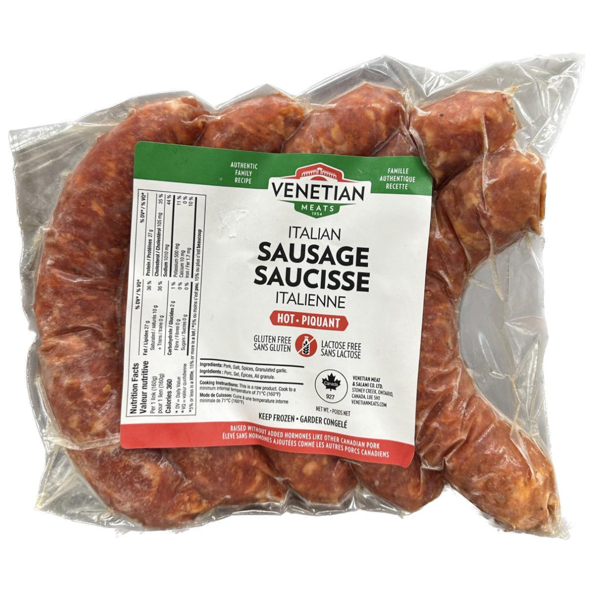 Hot Italian Sausage