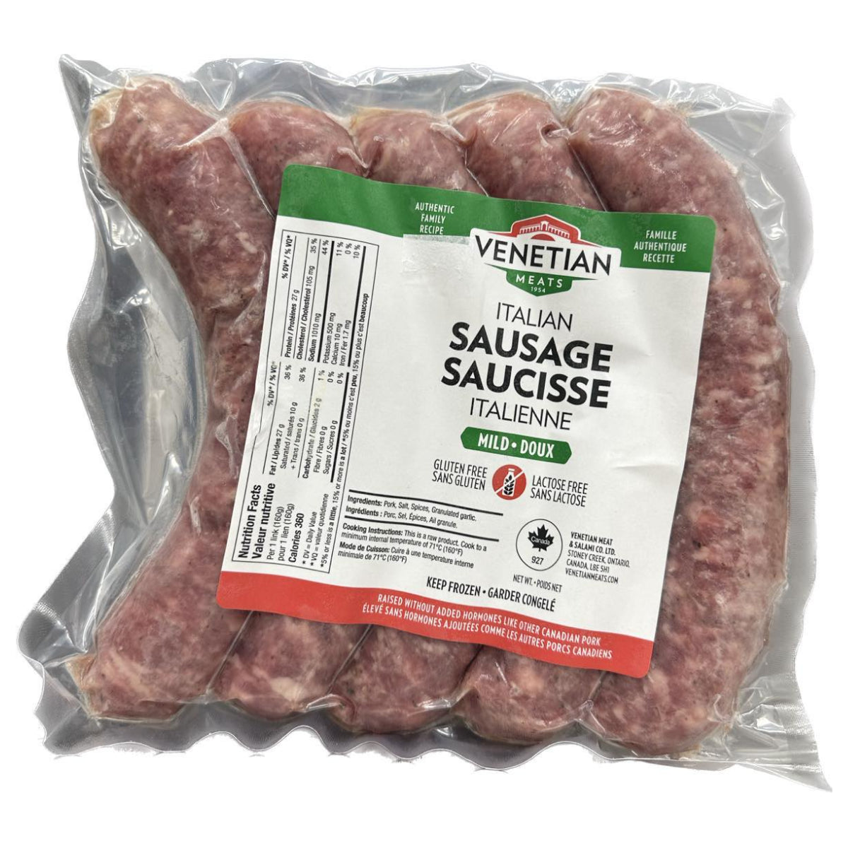 Mild Italian Sausage