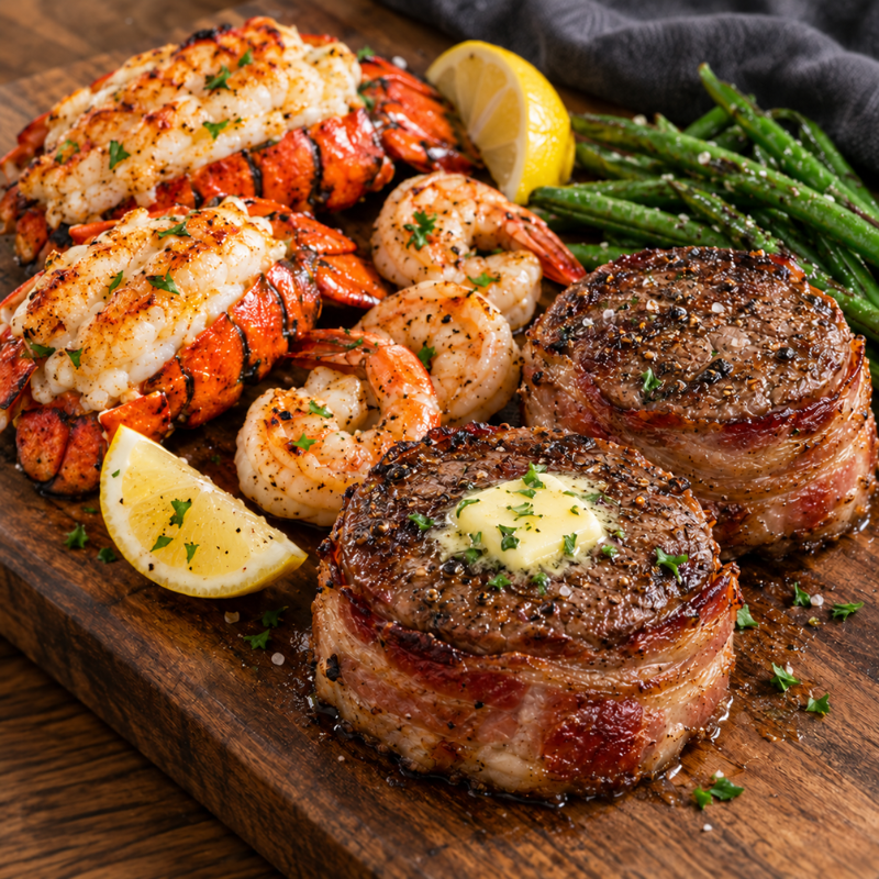 Bacon-Wrapped Top Sirloin Medallions