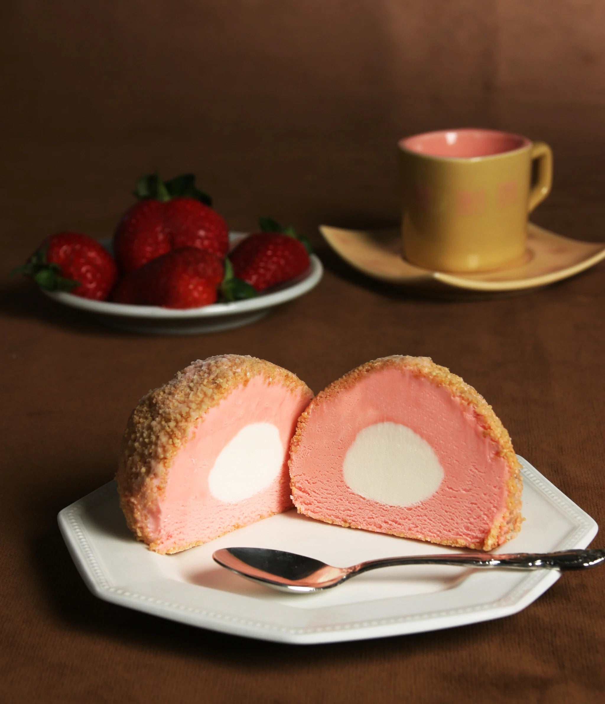 Strawberry Tartufo