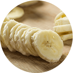 Sliced Bananas