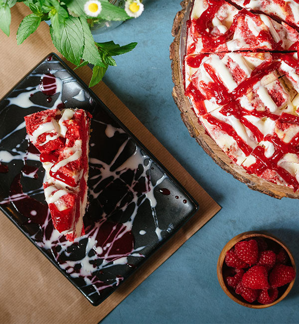 Raspberry Greek Yogurt Cheesecake