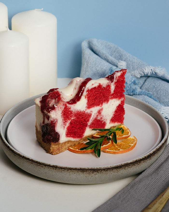 Raspberry Greek Yogurt Cheesecake
