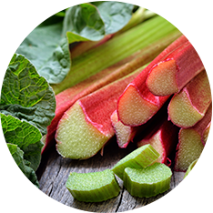 Rhubarb, Sliced